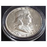 1952 D Franklin Half Dollar