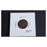 1907 Indian Head Cent