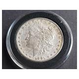 1881 S Morgan Silver Dollar