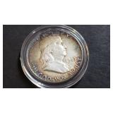 1949 Franklin Half Dollar Toning