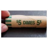 Roll of 90% Silver Dimes