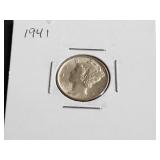 1941 Mercury Dime