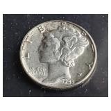 1945 Mercury Dime