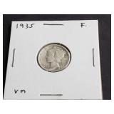 1935 Mercury Dime