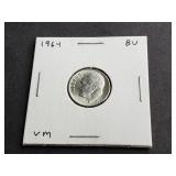 1964 Roosevelt Dime High Grade