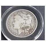 1884 Morgan Silver Dollar