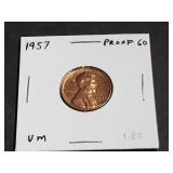 1957 Lincoln Wheat Cent High Grade