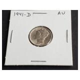 1941 D Mercury Dime