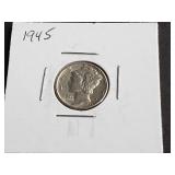 1945 Mercury Dime
