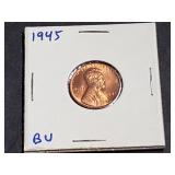 1945 Lincoln Wheat Cent High Grade