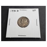 1940 D Mercury Dime