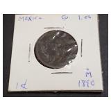 1890 Mo 1 Centavos  From Mexico