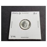 1964 D Roosevelt Dime High Grade