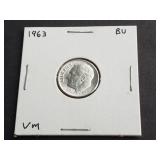1963 Roosevelt Dime High Grade