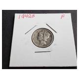 1942 S Mercury Dime
