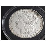 1901 O Morgan Silver Dollar