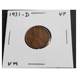 1931 D Lincoln Wheat Cent