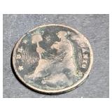 1834 1/4 Real From Jalisco, Mexico