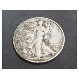 1939 D Walking Liberty Half Dollar