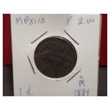 1889 Mo 1 Centavos  From Mexico