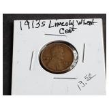 1913 S Lincoln Wheat Cent