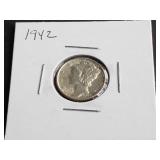 1942 Mercury Dime