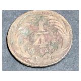 1834 1/4 Real  From Mexico