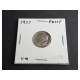 1957 Roosevelt Dime High Grade