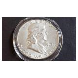 1963 D Franklin Half Dollar