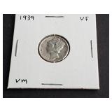 1939 Mercury Dime