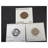 3 Coins From Czechoslovakia