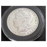 1899 ? Morgan Silver Dollar Scratched on Reverse