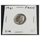 1961 Roosevelt Dime High Grade