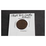 1864 2 Cent