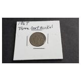 1867 3 Cent Nickel