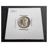 1941 Mercury Dime