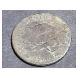 1860 1/8 Real From Jalisco, Mexico