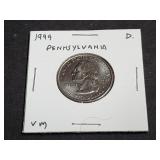 1999 D Pennsylvania State Quarter High Grade