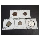 5 Coins From East  Africa