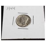 1944 Mercury Dime