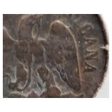 1888 Mo 1 Centavos  From Mexico
