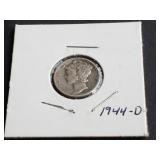 1944 D Mercury Dime