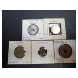 5 Foreign Coins