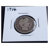 1914 Barber Quarter