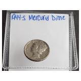 1944 S Mercury Dime
