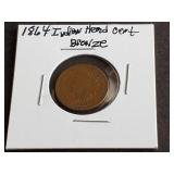 1864 Indian Head Cent