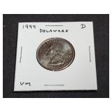 1999 D Delaware State Quarter High Grade