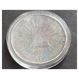 1899 Zs FZ UN Peso Zacatecas, Mexico 90.3% Silver