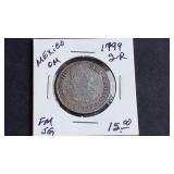 1799 Mo FM 2 Reales From Mexico 90.3% Silver