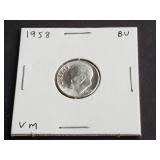 1958 Roosevelt Dime High Grade